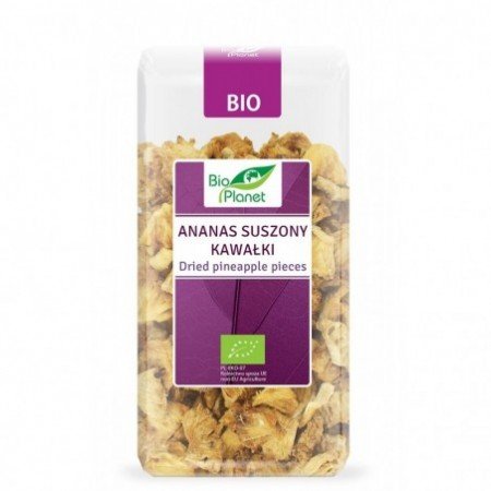 ANANAS SUSZONY KAWAŁKI BIO 100 g - BIO PLANET