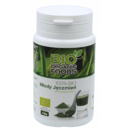 SOK Z MŁODEGO JĘCZMIENIA SPROSZKOWANY BIO 150 g - BIO ORGANIC FOODS
