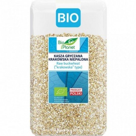 KASZA GRYCZANA KRAKOWSKA NIEPALONA BIO 1 kg - BIO PLANET