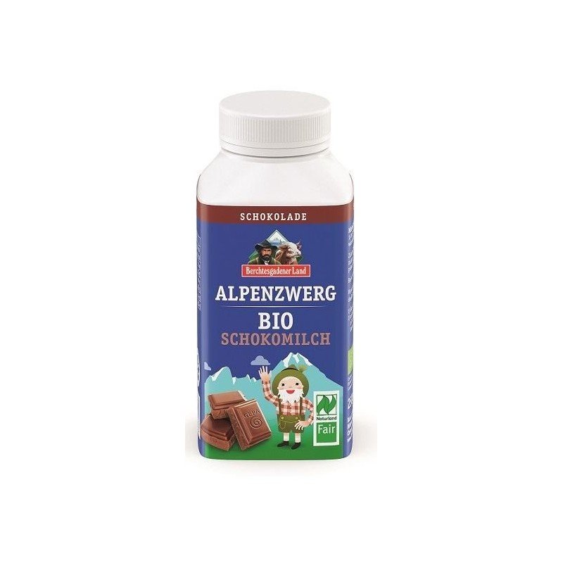 MLEKO ALPEJSKIE CZEKOLADOWE BEZGLUTENOWE BIO 250 g - BERCHTESGADENER LAND