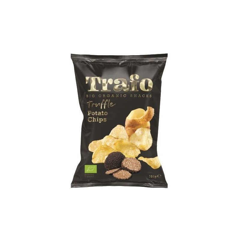 CHIPSY ZIEMNIACZANE O SMAKU CZARNEJ TRUFLI BIO 100 g - TRAFO