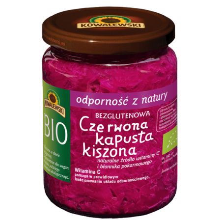 KAPUSTA KISZONA CZERWONA BEZGLUTENOWA BIO 400 g - KOWALEWSKI