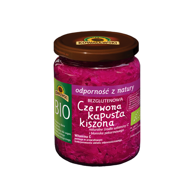 KAPUSTA KISZONA CZERWONA BEZGLUTENOWA BIO 400 g - KOWALEWSKI