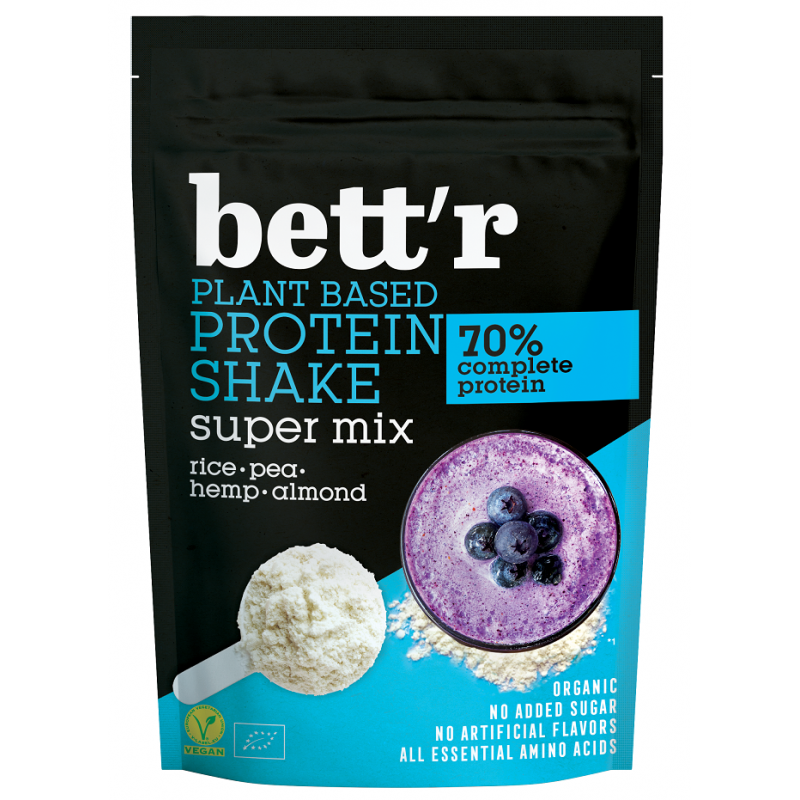 SHAKE PROTEINOWY BEZ DODATKU CUKRÓW BIO 500 g - BETT'R