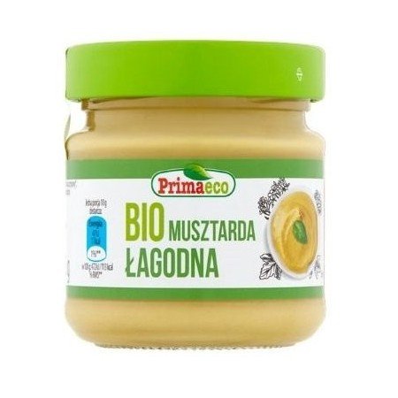 MUSZTARDA ŁAGODNA BIO 170 g - PRIMAVIKA (PRIMAECO)