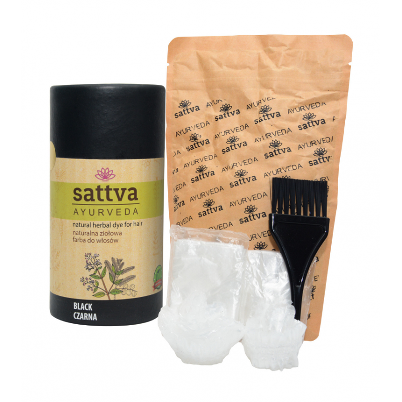 HENNA CZARNA ECO 150 g - SATTVA (AYURVEDA)