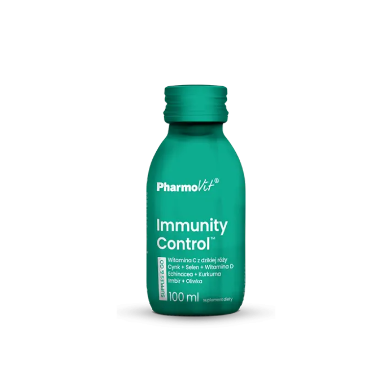 SHOT IMMUNITY CONTROL BEZGLUTENOWY 100 ml - PHARMOVIT (SUPPLES & GO)