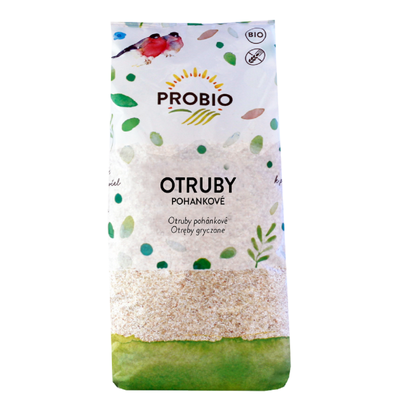 OTRĘBY GRYCZANE BEZGLUTENOWE BIO 500 g - PROBIO