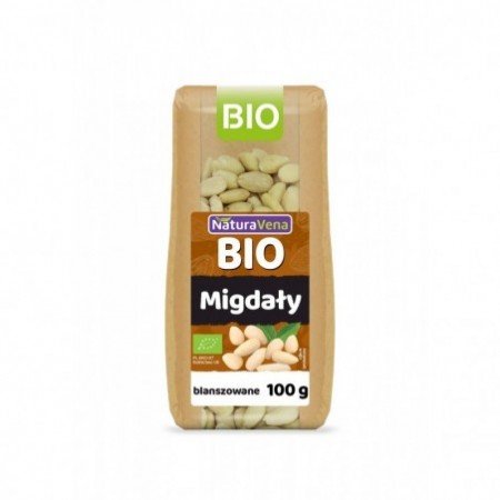 MIGDAŁY BLANSZOWANE BIO 100 g - NATURAVENA