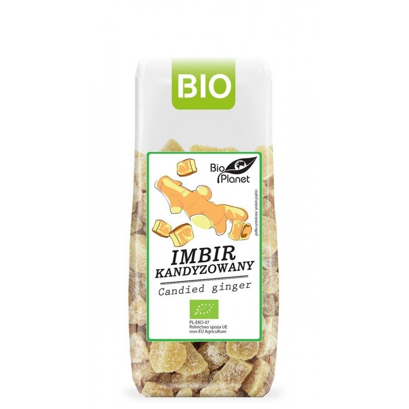 IMBIR KANDYZOWANY BIO 100 g - BIO PLANET