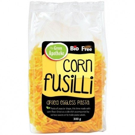 MAKARON (KUKURYDZIANY) ŚWIDERKI FUSILLI BEZGLUTENOWY BIO 300 g - APOTHEKE