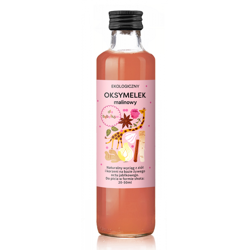 OKSYMELEK MALINOWY DLA BĄBELKÓW BIO 250 ml - DELIKATNA
