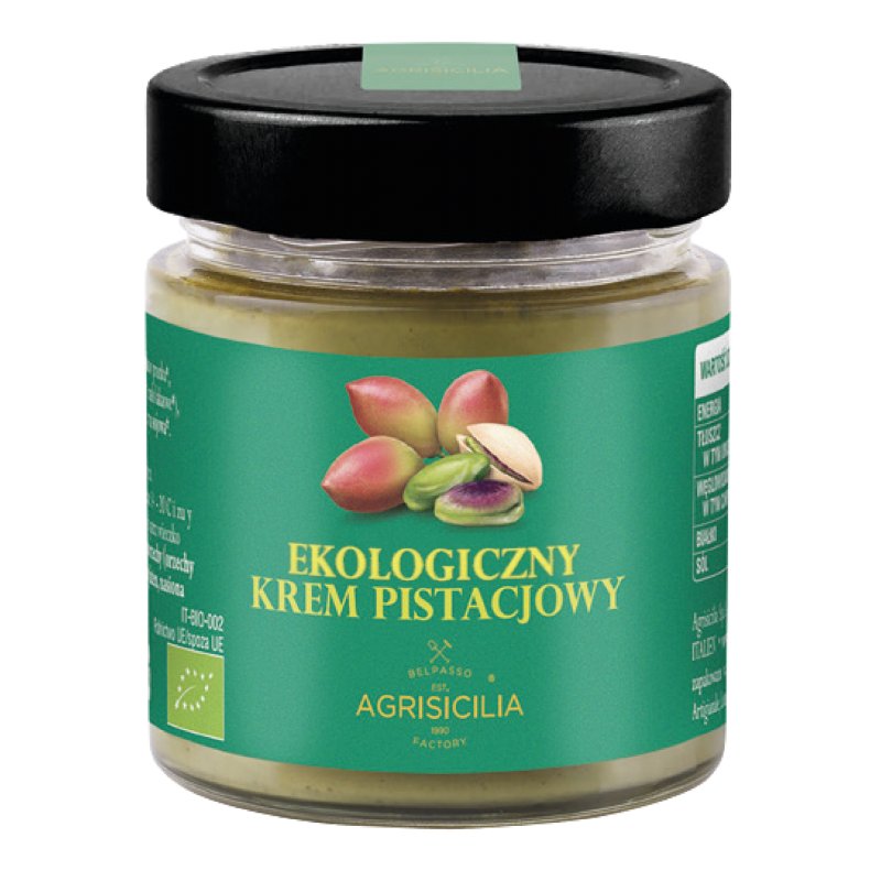 KREM PISTACJOWY BIO 200 g - AGRISICILIA