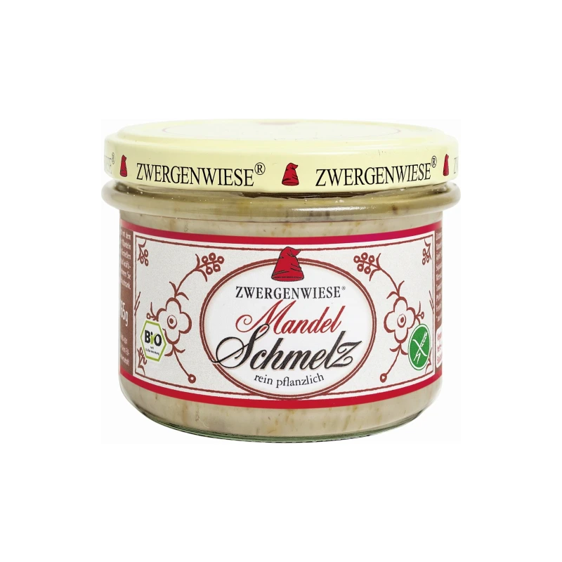 SMALCZYK WEGAŃSKI Z MIGDAŁAMI BEZGLUTENOWY BIO 150 g - ZWERGENWIESE