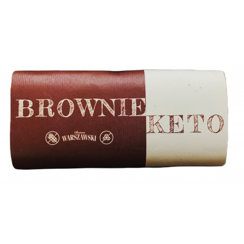 BATON BROWNIE KETO BEZ DODATKU CUKRÓW BEZGLUTENOWY 50 g - BATON WARSZAWSKI