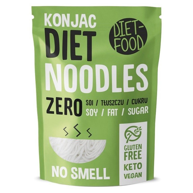 MAKARON (KONJAC) NOODLE BEZGLUTENOWY 270 g (200 g) - DIET-FOOD