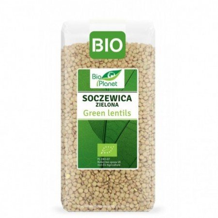 SOCZEWICA ZIELONA BIO 400 g - BIO PLANET