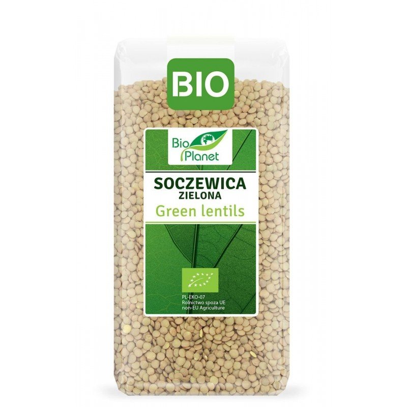 SOCZEWICA ZIELONA BIO 400 g - BIO PLANET