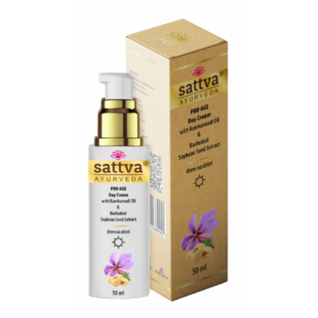 KREM DO TWARZY PRO-AGE NA DZIEŃ 50 ml - SATTVA (AYURVEDA)