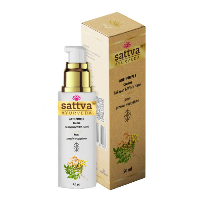 KREM DO TWARZY PRZECIW NIEDOSKONAŁOŚCIOM 50 ml - SATTVA (AYURVEDA)