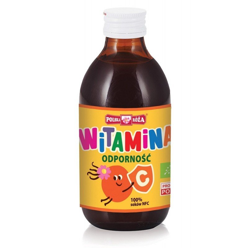 SOK Z RÓŻY I JABŁEK NFC NA ODPORNOŚĆ BIO 250 ml - POLSKA RÓŻA