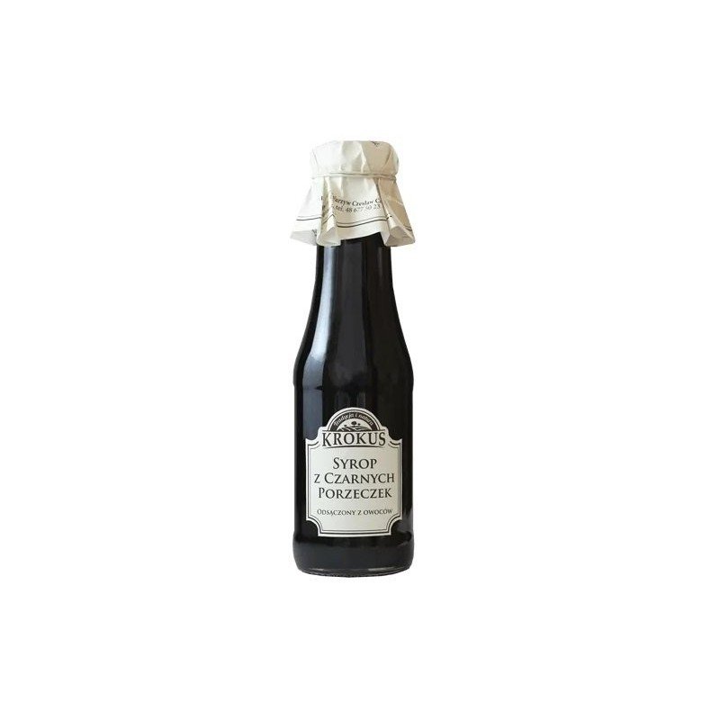 SYROP Z CZARNEJ PORZECZKI BEZGLUTENOWY 355 g (280 ml)  - KROKUS