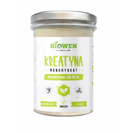 KREATYNA MONOHYDRAT PROSZEK BEZGLUTENOWA 250 g - BIOWEN