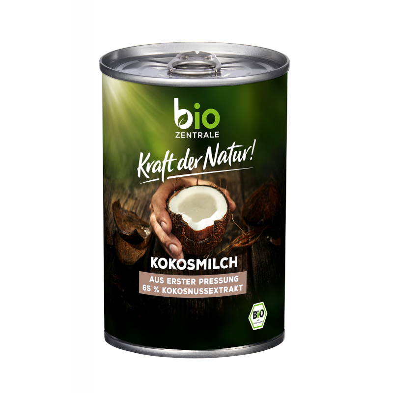 COCONUT MILK - NAPÓJ KOKOSOWY BEZ GUMY GUAR (17 % TŁUSZCZU) BEZGLUTENOWY BIO 400 ml - BIO ZENTRALE