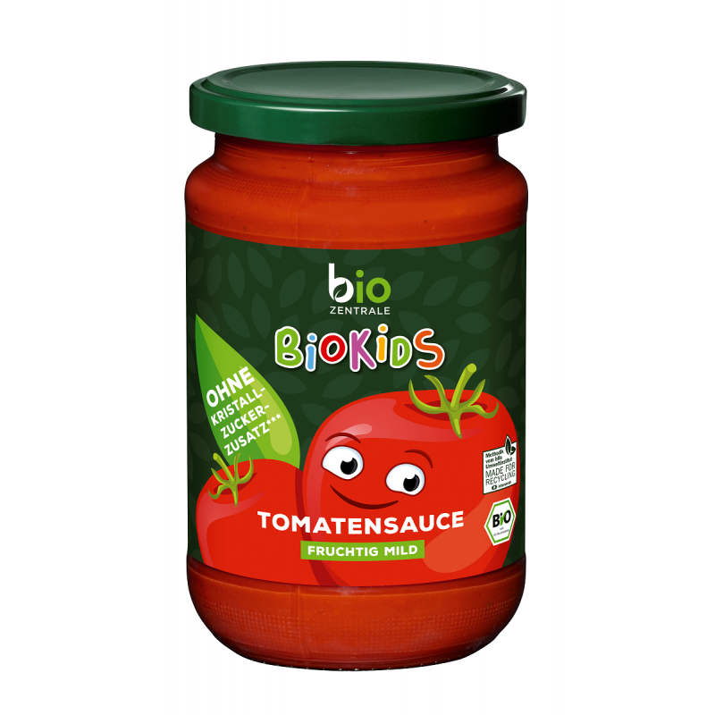 SOS POMIDOROWY DLA DZIECI BEZGLUTENOWY BIO 350 g - BIO ZENTRALE