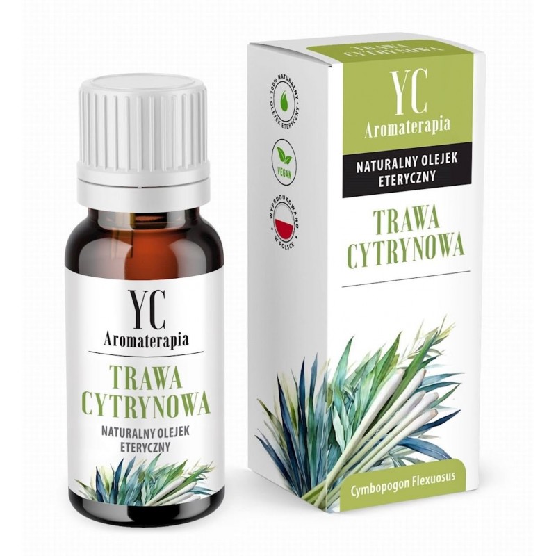 OLEJEK ETERYCZNY TRAWA CYTRYNOWA 10 ml - YOUR CANDLE
