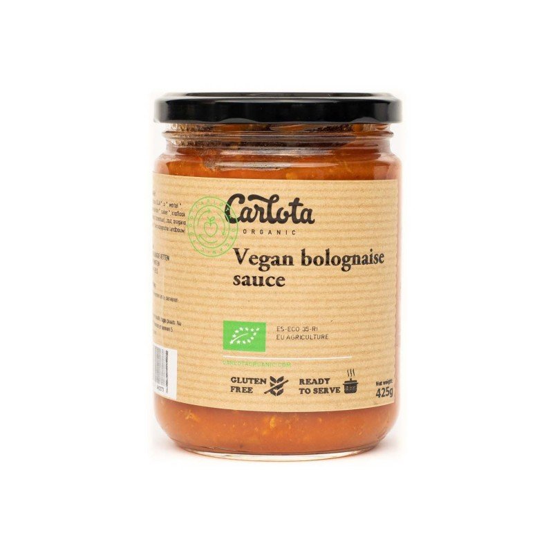 SOS BOLOŃSKI WEGAŃSKI BEZGLUTENOWY BIO 425 g  - CARLOTA