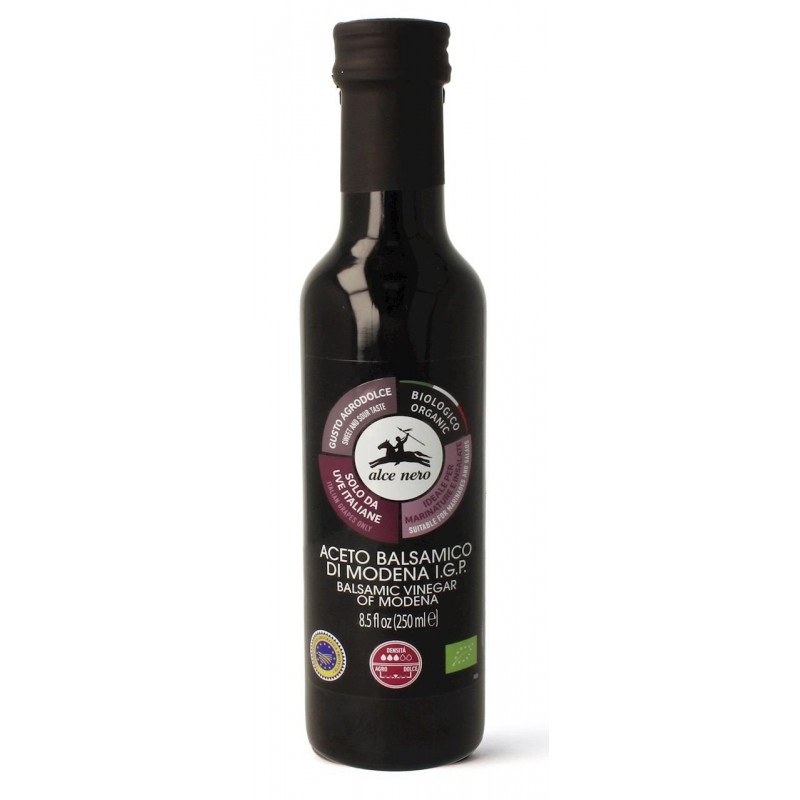 OCET BALSAMICZNY Z MODENY FILTROWANY BIO 250 ml - ALCE NERO