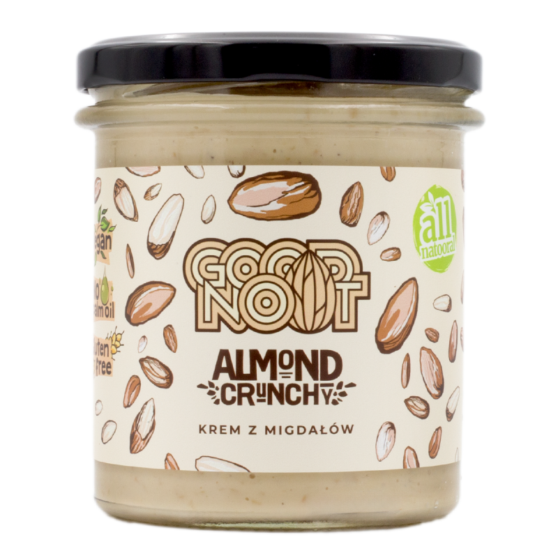KREM Z MIGDAŁÓW CRUNCHY 300 g - GOOD NOOT