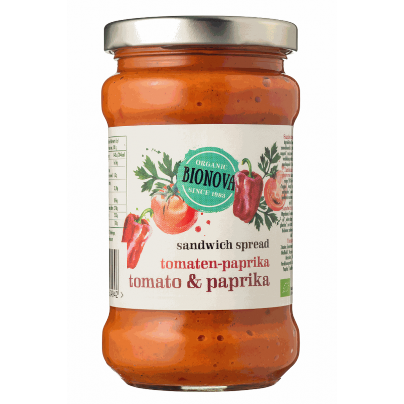 PASTA POMIDOROWO - PAPRYKOWA BIO 280 g - BIONOVA