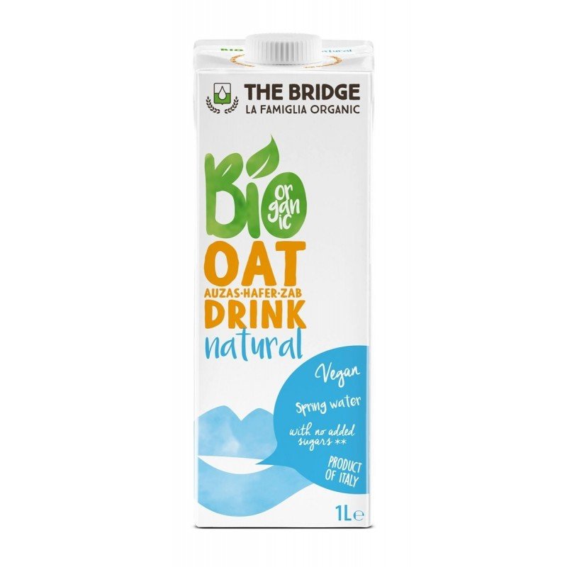 NAPÓJ OWSIANY BEZ DODATKU CUKRÓW BIO 1 L - THE BRIDGE