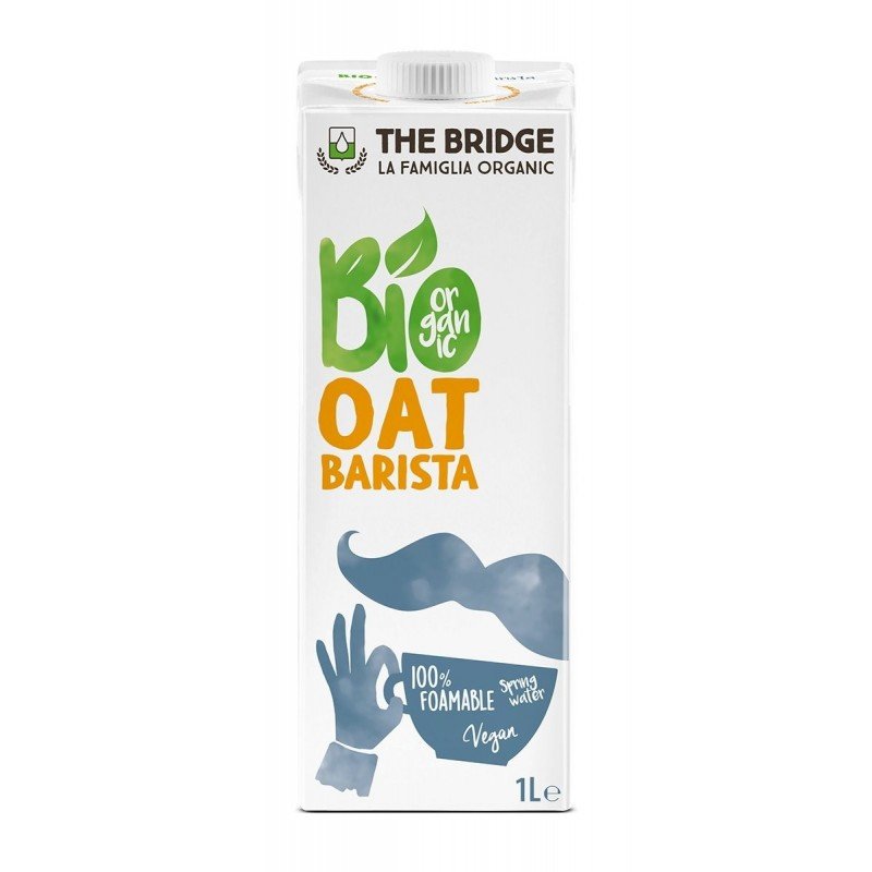 NAPÓJ OWSIANY BARISTA BEZ DODATKU CUKRÓW BIO 1 L - THE BRIDGE