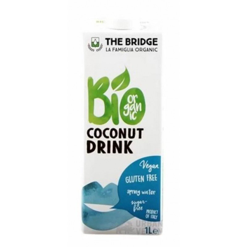 NAPÓJ KOKOSOWY BEZ DODATKU CUKRÓW BEZGLUTENOWY BIO 1 L - THE BRIDGE