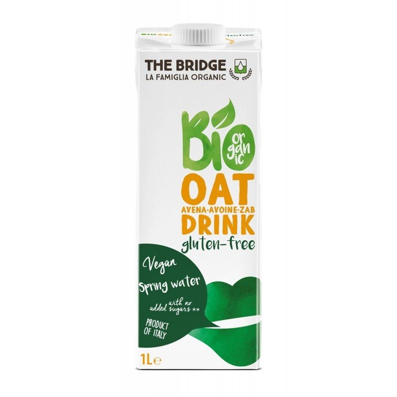 NAPÓJ OWSIANY BEZ DODATKU CUKRÓW BEZGLUTENOWY BIO 1 L - THE BRIDGE
