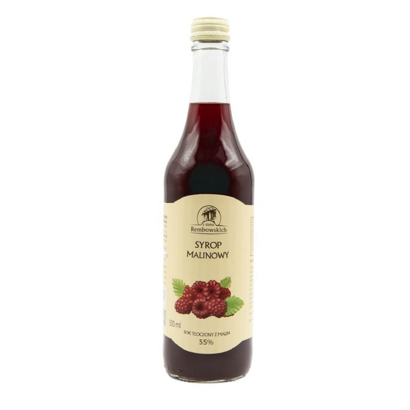 SYROP MALINOWY 500 ml - REMBOWSCY