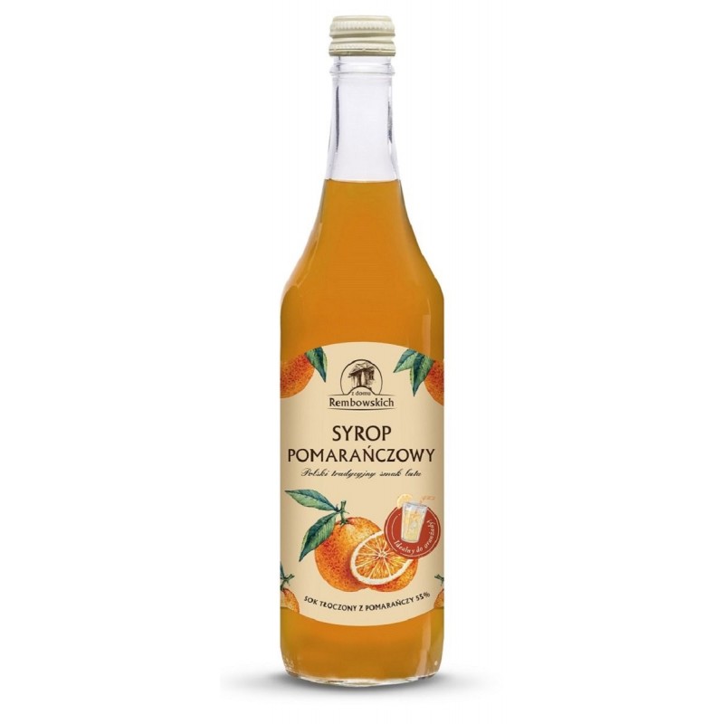 SYROP POMARAŃCZOWY 500 ml - REMBOWSCY