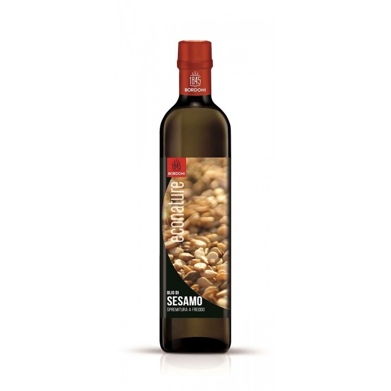 OLEJ SEZAMOWY (Z PRAŻONYCH NASION) TŁOCZONY NA ZIMNO BIO 250 ml - BORDONI (ECONATURE)