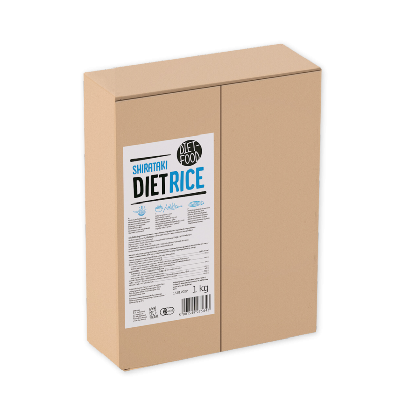 MAKARON (KONJAC) SHIRATAKI RICE 1 kg - DIET-FOOD