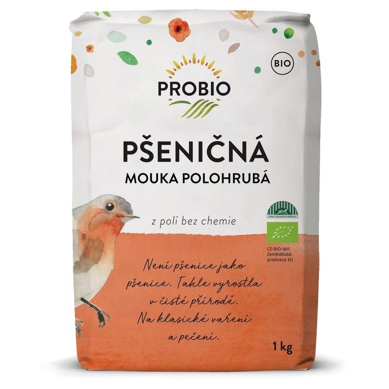 MĄKA PSZENNA KRUPCZATKA TYP 450 BIO 1 kg - PROBIO