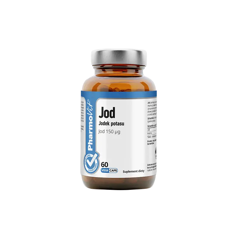 JODEK POTASU (150 µg) BEZGLUTENOWY 60 KAPSUŁEK - PHARMOVIT (CLEAN LABEL)