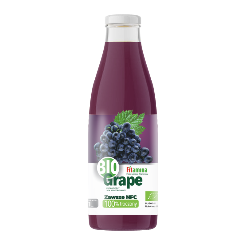 SOK WINOGRONOWY NFC BIO 1 L - VITAFAN