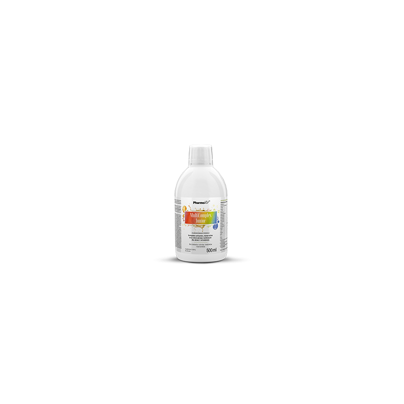 SUPLEMENT DIETY MULTICOMPLEX JUNIOR DLA DZIECI W PŁYNIE BEZGLUTENOWY 500 ml - PHARMOVIT