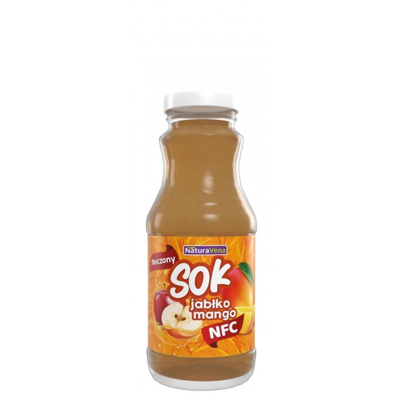SOK JABŁKO - MANGO NFC 250 ml - NATURAVENA.