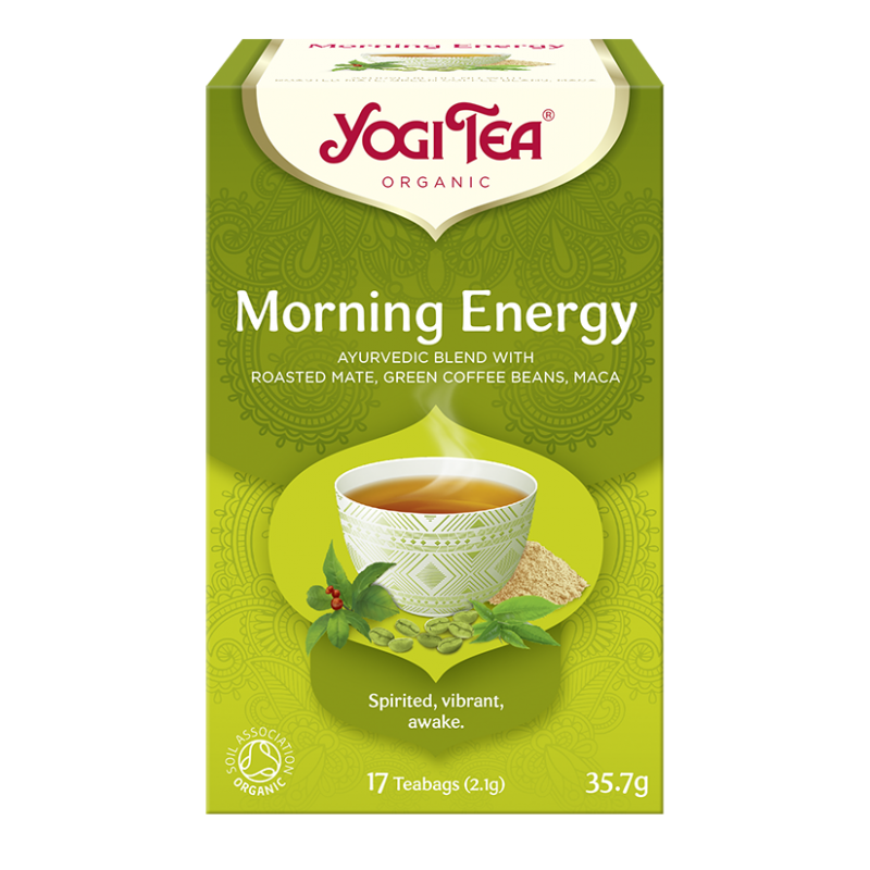 HERBATKA PORANNA ENERGIA (MORNING ENERGY) BIO (17 x 2,1 g) 35,7 g - YOGI TEA
