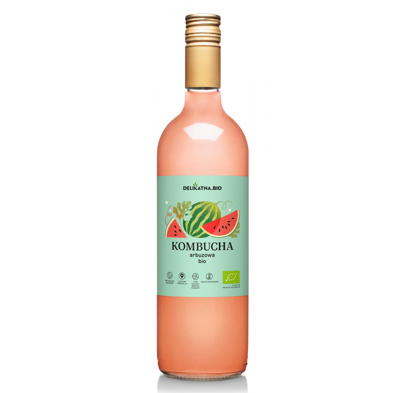 KOMBUCHA ARBUZOWA BIO 750 ml - DELIKATNA