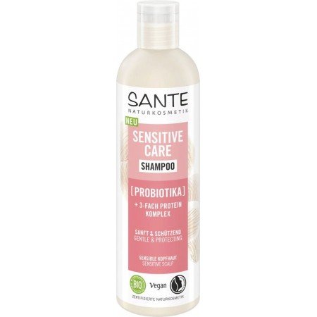 SZAMPON DELIKATNY DO WRAŻLIWEJ SKÓRY GŁOWY PROBIOTYK I POTRÓJNY KOMPLEKS PROTEINOWY ECO 250 ml - SANTE